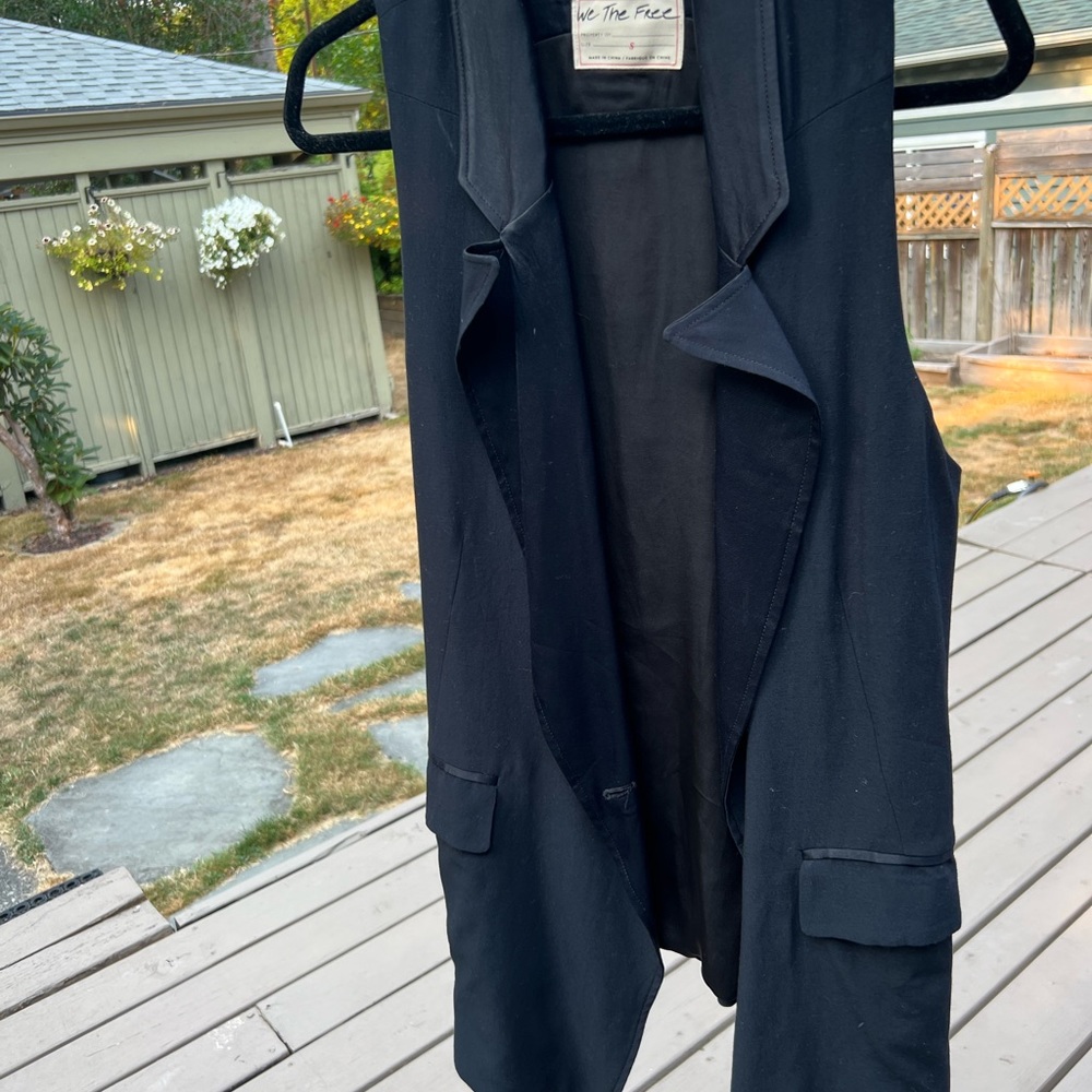 Free People Blazer Black